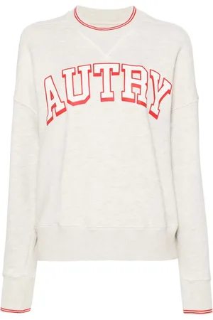 Autry Logo-print m??lange sweatshirt