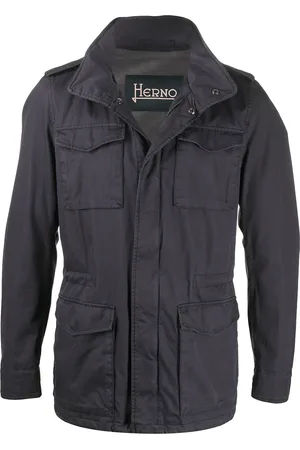 HERNO Cargo-pocket military jacket