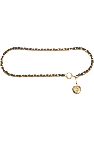 CHANEL 1980s chain belt