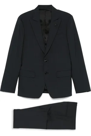 LARDINI Brooch-detail suit