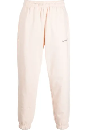 Monochrome Logo-print cotton track pants