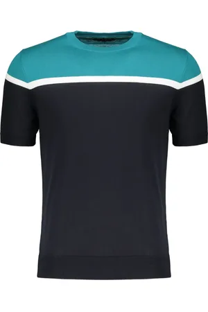 MOORER Cotton knitted T-shirt