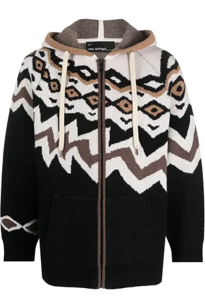 Neil Barrett Norway Fair Isle wool cardigan