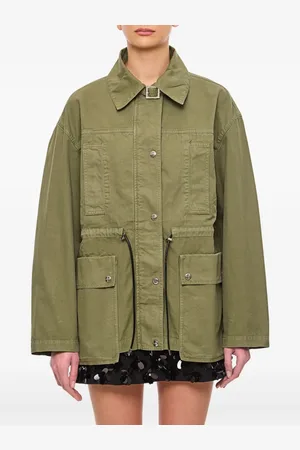 Halfboy Drawstring-waist parka jacket