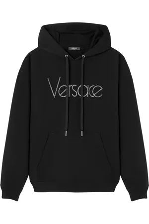 VERSACE 1978 Re-Edition embellished-logo hoodie