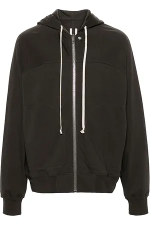 Rick Owens Zip-up organic-cotton hoodie