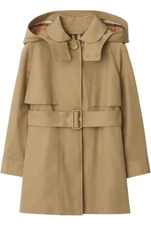 Burberry Cotton hooded trench coat