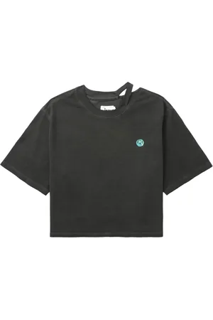 Izzue Cut-out cotton T-shirt