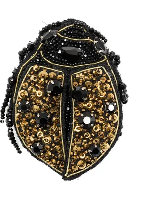 DICE KAYEK Crystal-embellished brooche