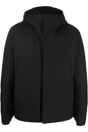Veilance Funnel-neck padded hooded jacket