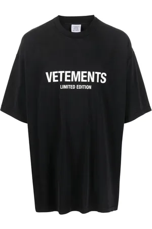 Vetements Logo-print cotton T-shirt