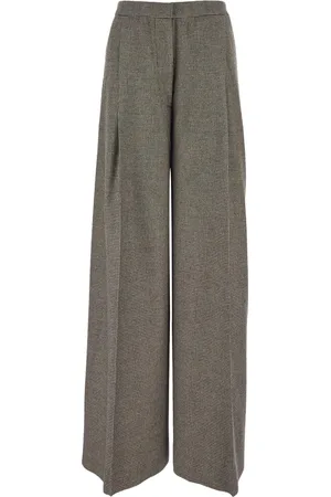 LARDINI Herringbone-patterned trousers