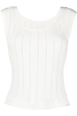 See by Chloé Pointelle-knit sleeveless top