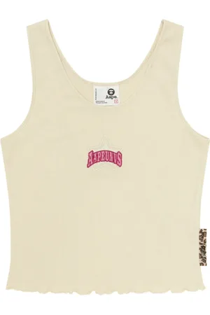 A Bathing Ape Logo-patch top