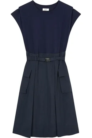 Studio Tomboy Mock two-piece cargo midi dress