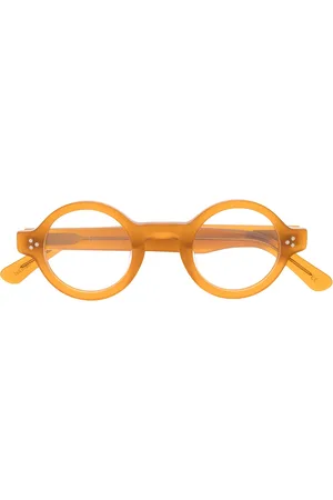 LESCA Burt round-frame glasses