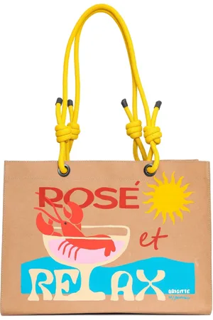 Brigitte Graphic-print beach bag