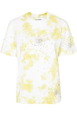 Des Phemmes Crystal-embellished tie-dye T-shirt