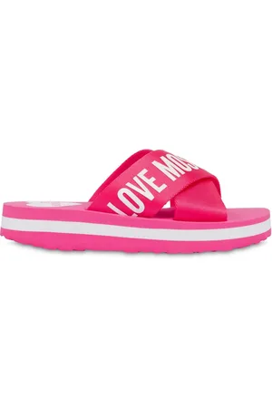 Moschino Logo-print slides