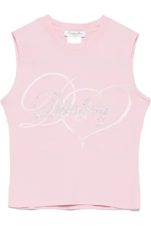 Dior 2000s logo-embroidered tank top