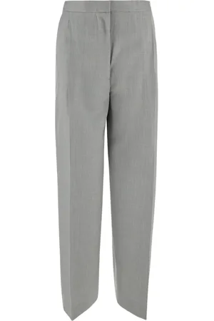 LARDINI Pressed-crease trousers
