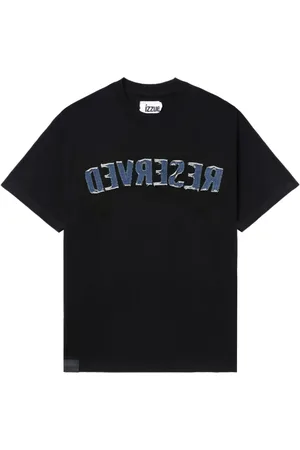 Izzue Reverse-appliqué cotton T-shirt