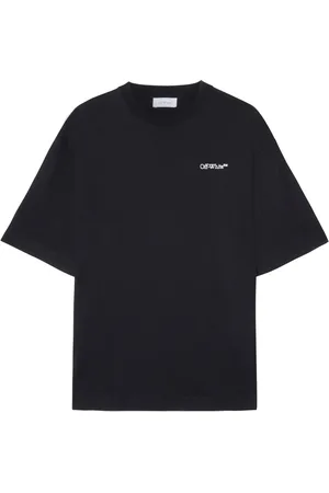 OFF-WHITE Tattoo Arrow-embroidery cotton T-shirt