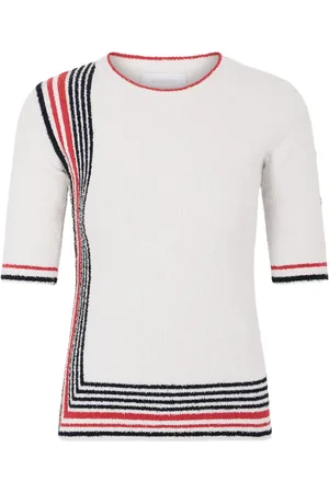 Paco rabanne Striped short-sleeve top