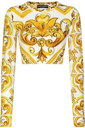Dolce & Gabbana Majolica knit top