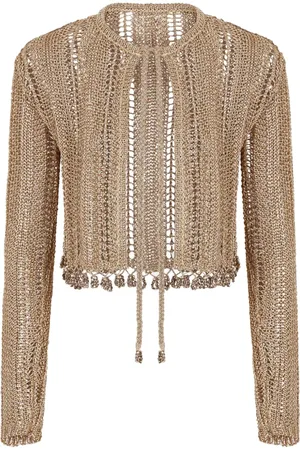 Paco rabanne Crochet-knit cardigan