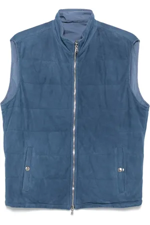 BARBA Leather gilet