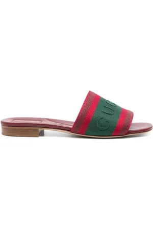 Gucci Logo-motif flat sandals