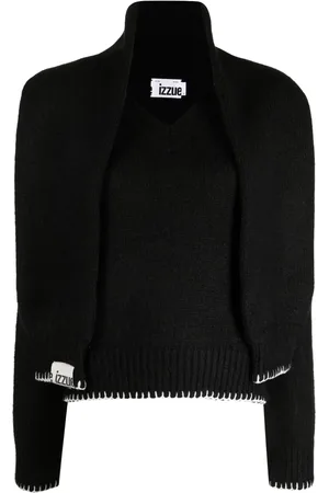Izzue Whipstitch-trim layered jumper