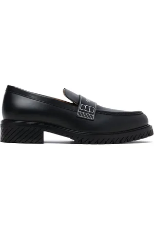 OFF-WHITE Logo-print loafers
