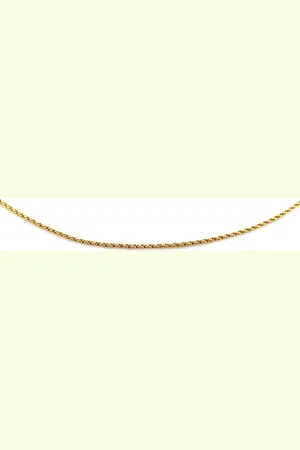 CHANEL 1970-1980 Plated Chain Necklace costume necklace