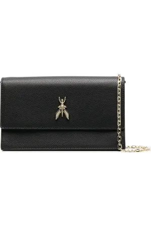 Patrizia Pepe Logo-plaque leather crossbody bag