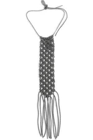 GENTRYPORTOFINO Macram??-detail necklace