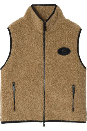 Burberry Cropped fleece gilet