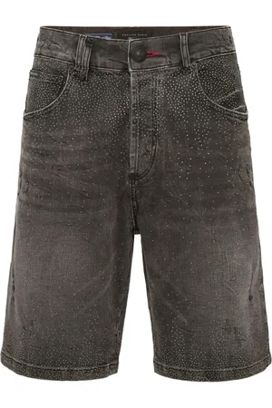 Philipp Plein Rhinestone-embellished shorts