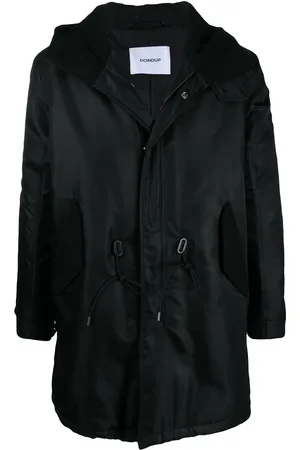 Dondup Drawstring-waist hooded coat