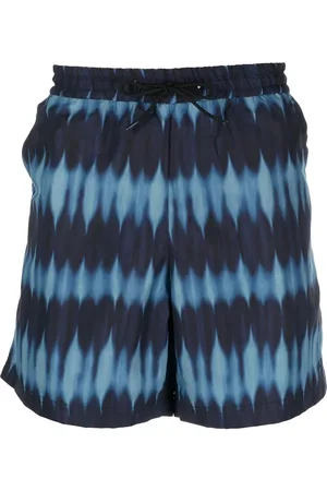 A.P.C. Tie-dye swim shorts