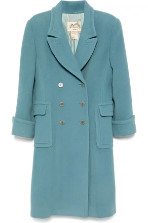 Hermès 1990-2000s double breasted coat