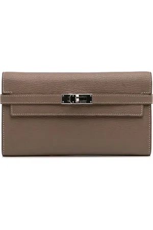 Hermès 2015 Chevre Mysore Kelly Longue Wallet long wallets