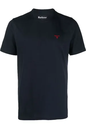 Barbour Logo-embroidered cotton T-shirt