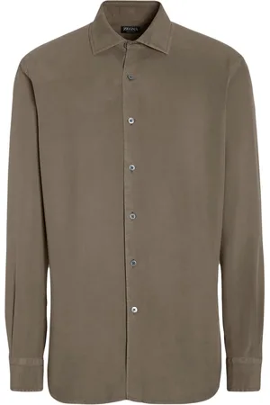 Ermenegildo Zegna Long-sleeve silk shirt
