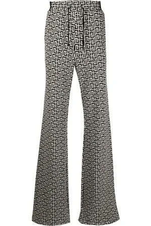 Balmain Monogram-motif trousers