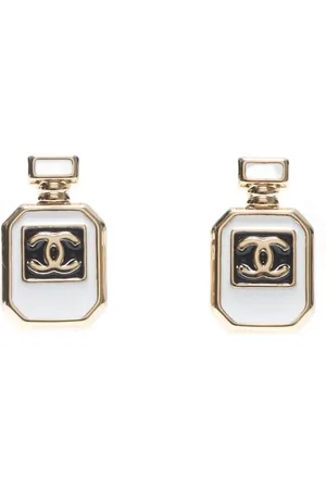 CHANEL 2025 bottle-motif stud earrings
