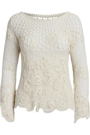 Ralph Lauren Crochet floral top