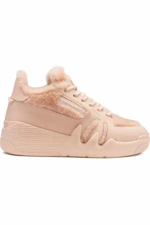 Giuseppe Zanotti Talon shearling-lined mid-top sneakers
