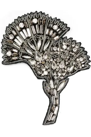 DICE KAYEK Crystal-embellished brooche